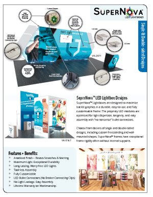 SuperNova LED Lightbox Product Literature